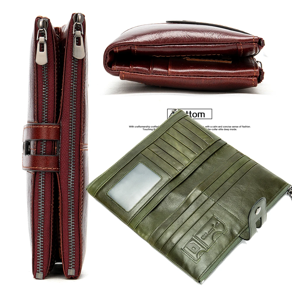 Женский кошелек WESTAL из 100% натуральной кожи Дамский удлиненный клатч бумажники и