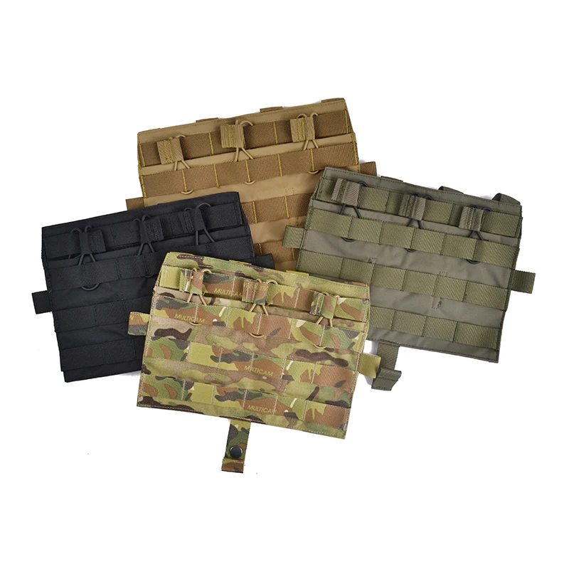 Delustered Crye CP Съемная заслонка Тройная M4 Mag плоская панель для AVS CPC JPC TW-M041