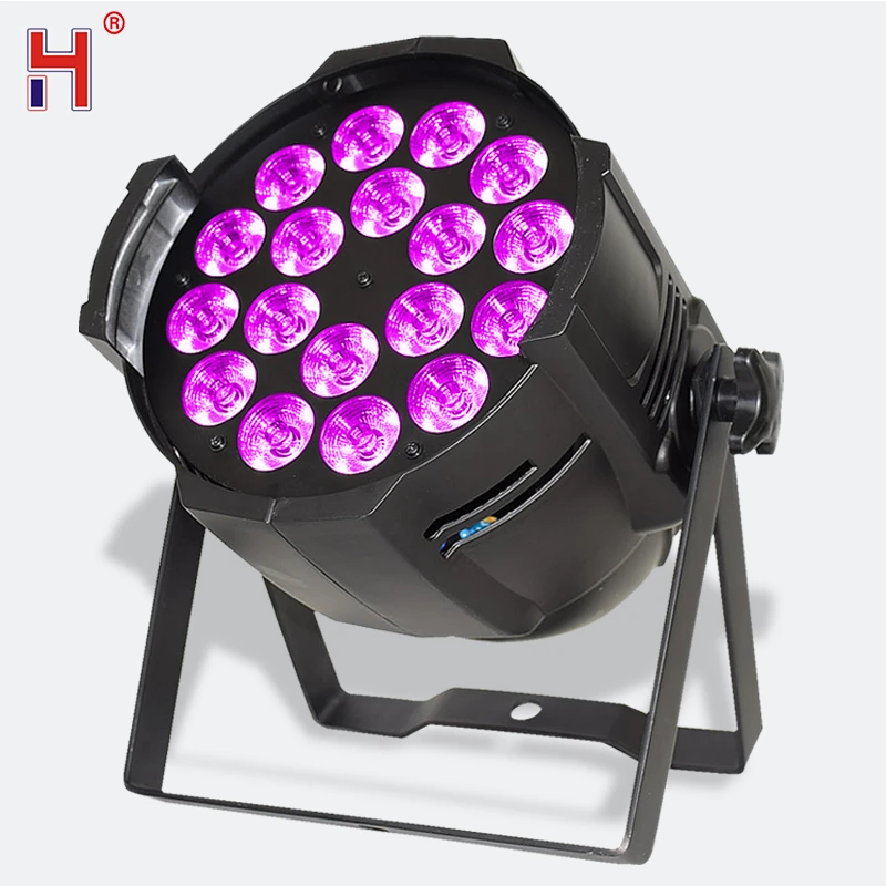 18x12W RGBW 4IN1 Luce Della Lavata Di Lusso Controller DMX Led Flat Par Luci Dj