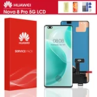 Оригинальный дисплей 6,72 дюйма для Huawei Nova 8 Pro, зеркальный ЖК-дисплей с сенсорным экраном и дигитайзером в сборе, Замена для Huawei nova 8 pro, зеркальный ЖК-дисплей