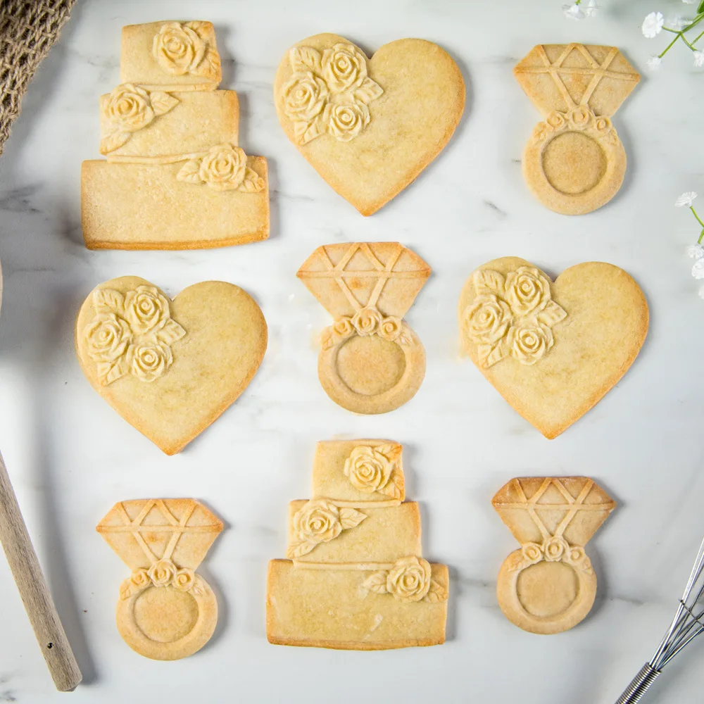 Новое сердце алмазная Роза модель торта силиконовая форма для помадки шоколада