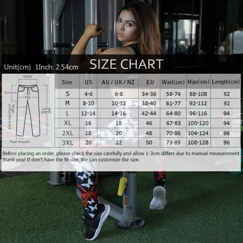 Женские Компрессионные Леггинсы с принтом бабочки женские спортивные и леггинсы