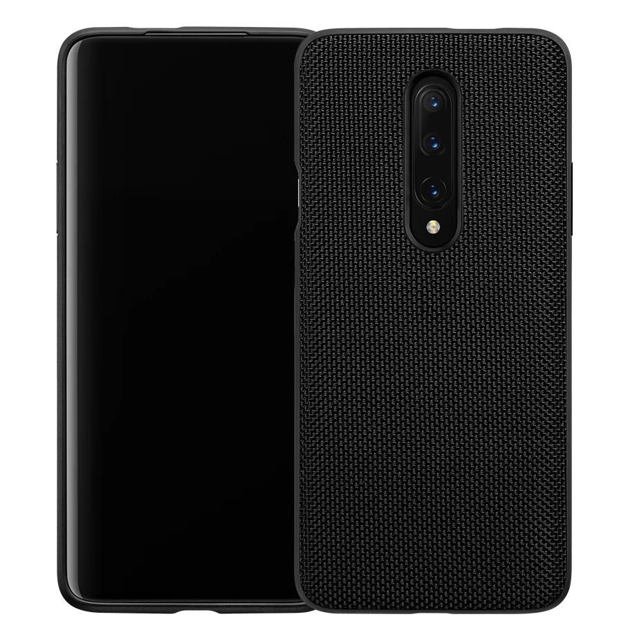Женский чехол oneplus 7 pro нейлоновый из чистого углеродного волокна|Бамперы| |
