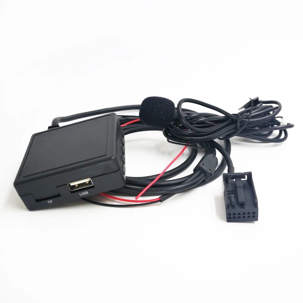 Biurlink автомобильный AUX USB микрофон Bluetooth адаптер для Ford Focus 6000CD радио Bluetooth музыкальный адаптер 12Pin беспроводной аудио вход