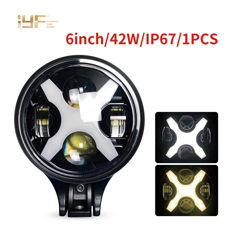 

Led Round Work Lights Spotlights High/low Beam Driving Lamp for Car Auto ATV UTV 4x4 Accessories Offroad Trucks 12v 24v