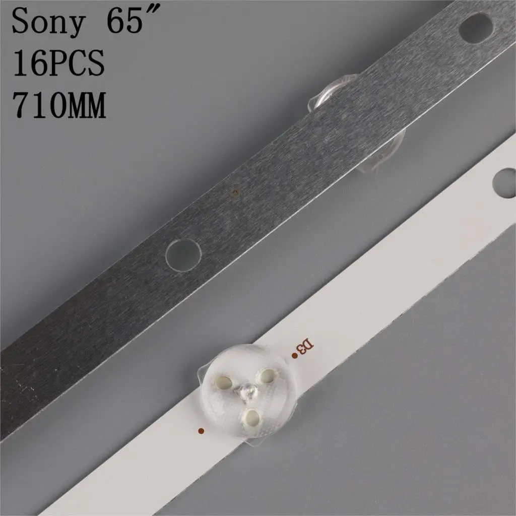 100% New 16pcs/Kit LED strips for SONY 65 TV KDL65W855C KDL65W855 KDL 65W855 KDL 65W850 T650HVF05 650TV02-V3 CX-65S03E01