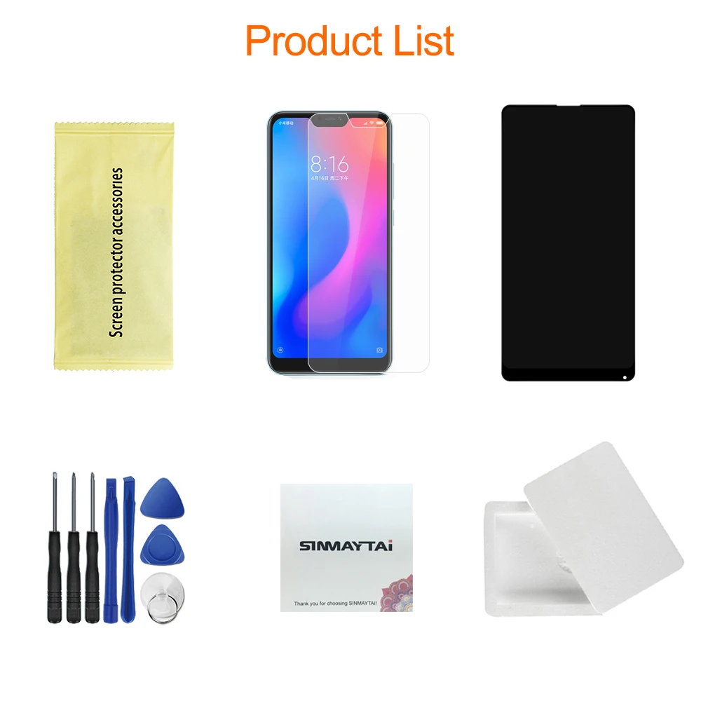 Для 5,9" Xiaomi mi x 2 ЖК-дисплей+ сенсорный экран панель дигитайзер Замена для Xiaomi mi x2 экран mi x2 Дисплей