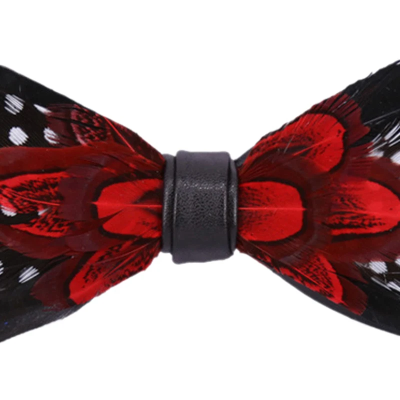 

New Classic Natural Feather Wedding Necktie Bow Ties Women Mens Wedding Suits Bow Tie Feather Bowknots Gravatas For Dropshipping