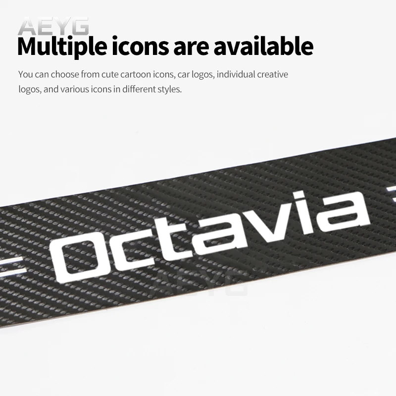 Carbon Fiber Car Door Sill Guard Protected Leather Stickers For Skoda Octavia Rapid Fabia Kodiaq Scala Karoq Kamiq Superb Virs | Автомобили