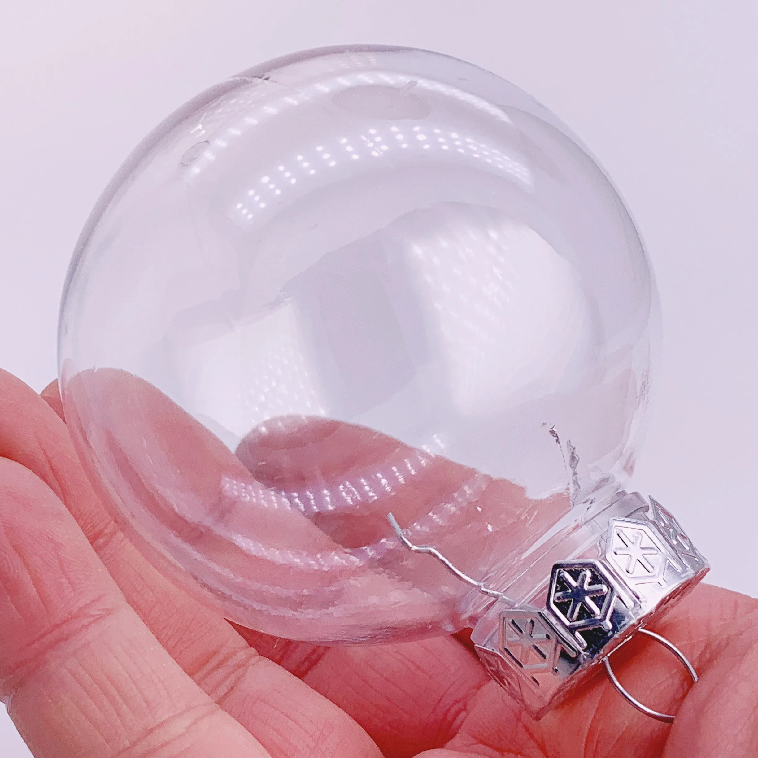 Акция 20 штук x DIY покраска/ударопрочный Прозрачный Рождественский украшение 70 мм