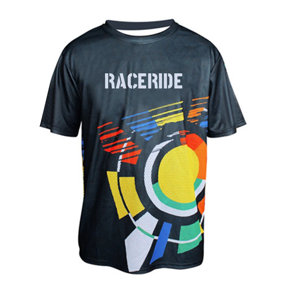 

Men's Summer Team Cycling Clothes MTB Breathable Jerseys Anti-Wrinkle Racing Sleeves Motorcycle Bike Mountain Shirts Quick Dry