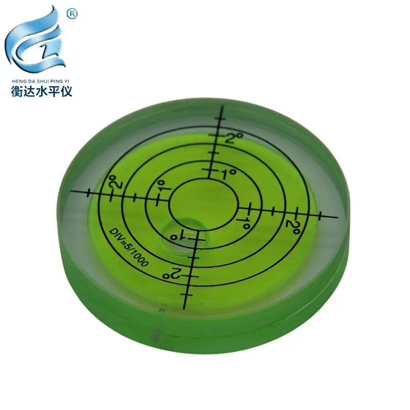 Круглый измеритель уровня пузырьков для измерения высокой и низкой