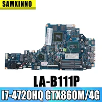 akemy zivy2 la b111p motherboard for lenovo y50 70 y50p y50 la b111p laotop mainboard with i7 4720hq gtx860m4g