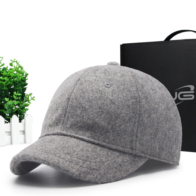 Новая модная Регулируемая шапка из смесовой шерсти для зимних видов спорта на