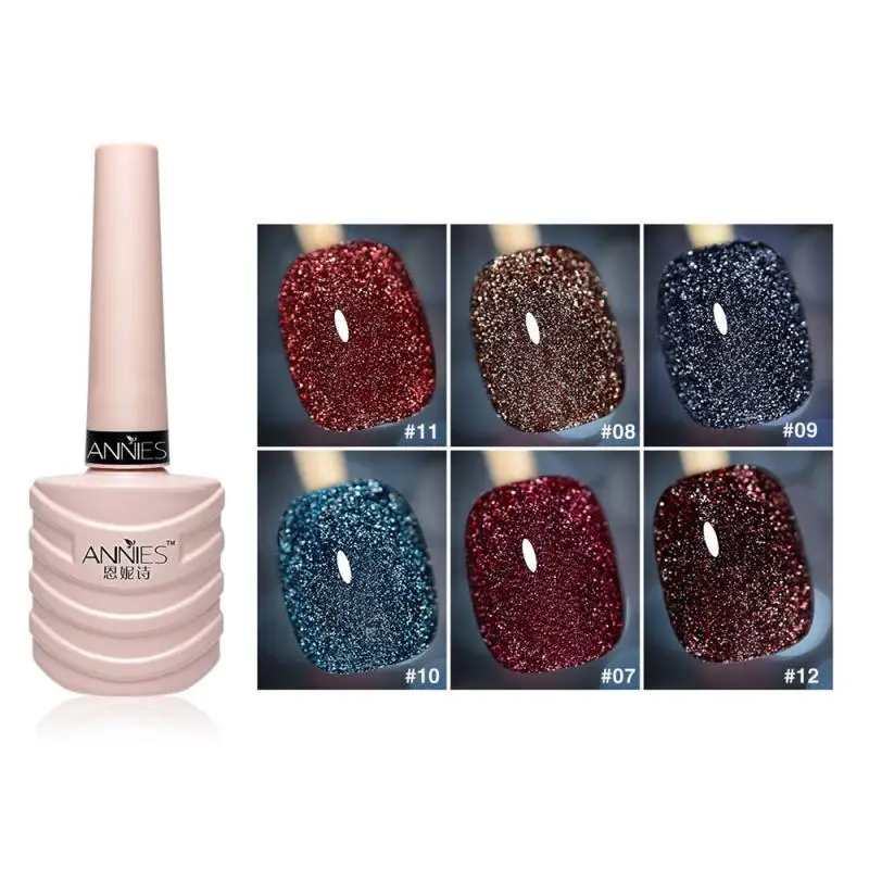 10 мл клей для алмазов диско мерцание светоотражающий блеск ногтей украшение