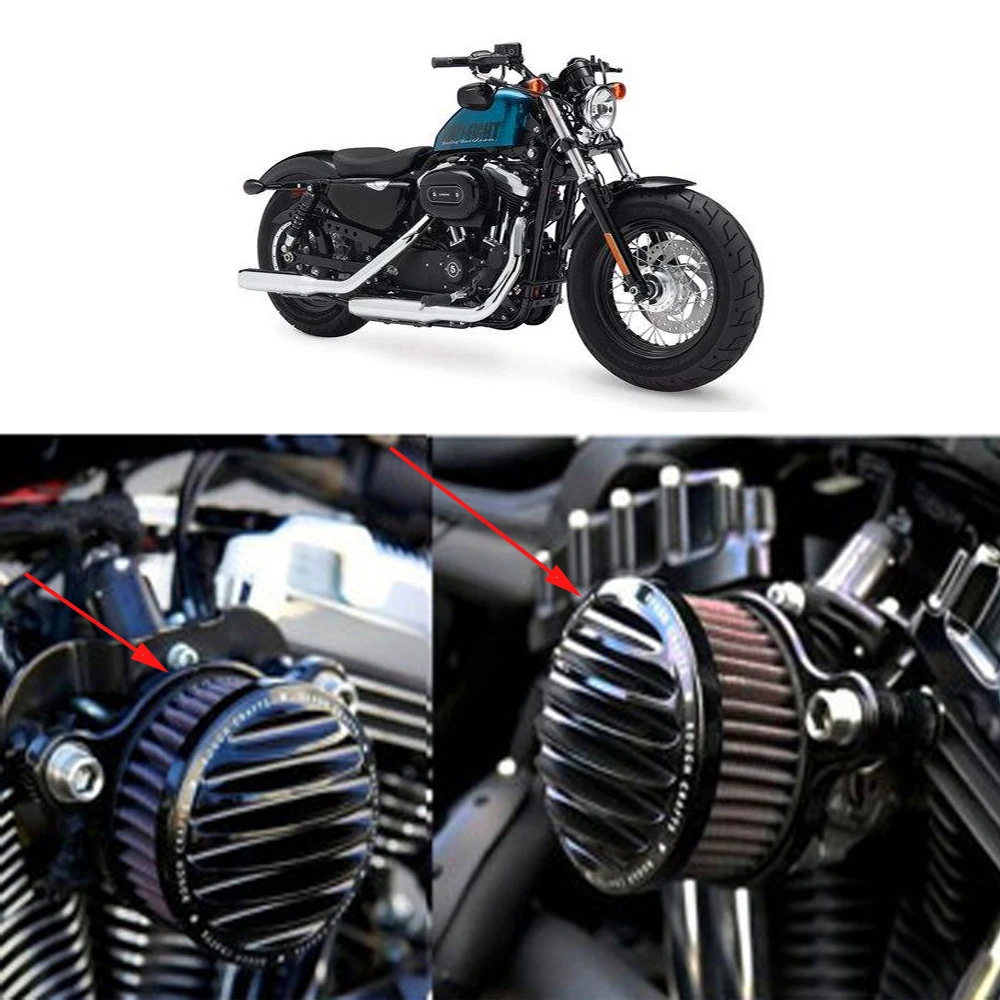 Воздухозаборный фильтр для мотоцикла Универсальный Воздушный Harley Sportster XL883 XL1200 x48
