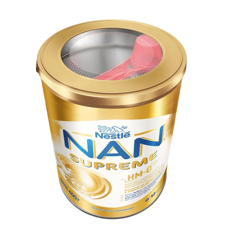 NAN Supreme 1 смесь с олигосахаридами для защиты от инфекций 400г 0-12мес | Мать и ребенок