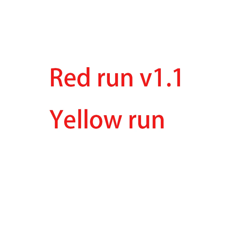 

Red run Yellow Run For xbox360 100pcs