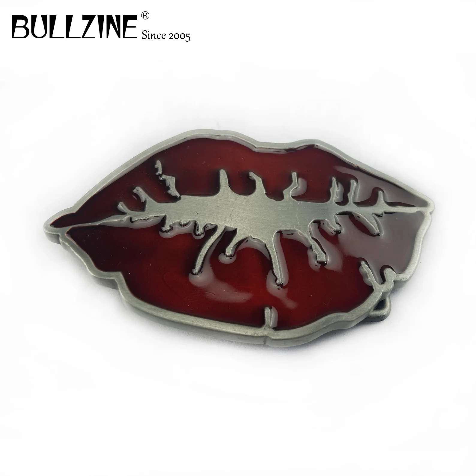 В Bullzine мода губ пряжки ремня с оловянной отделкой FP 02958 подходит для детей на
