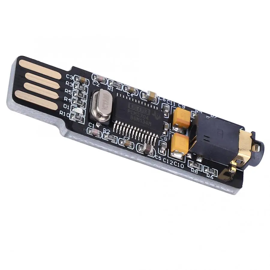 VHM 305 мини накопитель USB звуковая карта чип DAC декодер плата для ПК ноутбук
