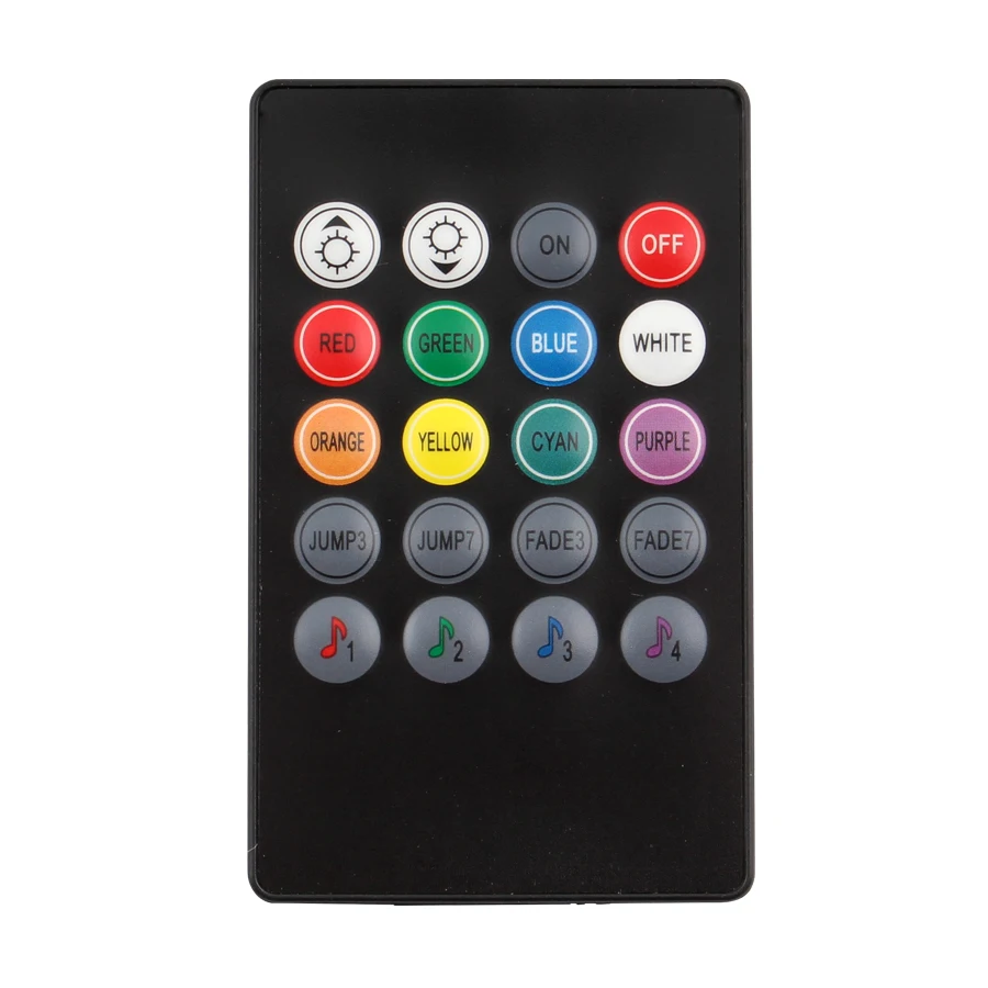 Светодиодная ленсветильник RGB для салона автомобиля 4 шт. 12 В постоянного