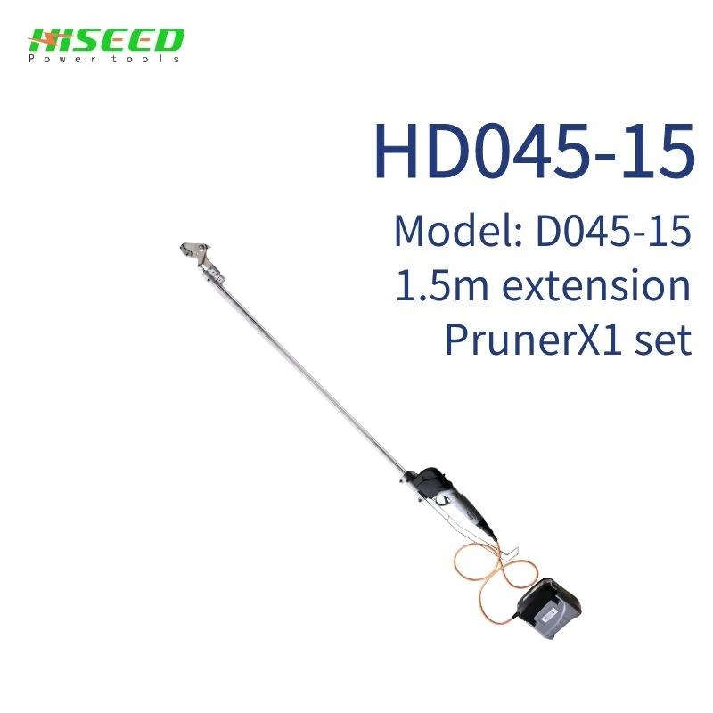 1.5m pruner kit Расширенный телескопический стержень Электрический секатор сдвига литиевая батарея ультра длинный режим ожидания забор хедж триммер - Цвет: 1.5m pruner kit