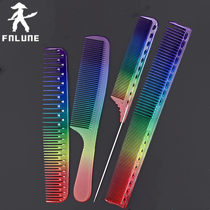 

Профессиональные парикмахерские гребни fnлуне, 10 стилей, Антистатическая щетка для стрижки волос, инструмент для укладки волос