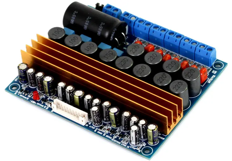 Плата усилителя мощности с DC18V на DC24V 100 Вт + 4*50 TPA3116 5 1 канала D Класс цифровая плата