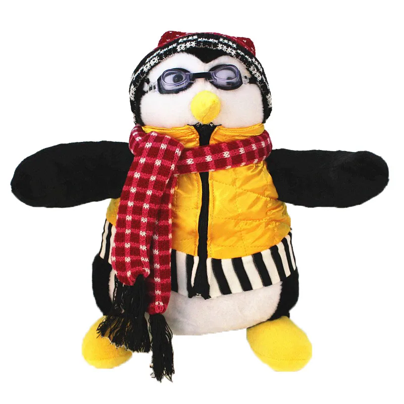 Друзья плюшевые куклы игрушки пингвин Hugsy Джо 25 см x 45 мягкие для детей на день