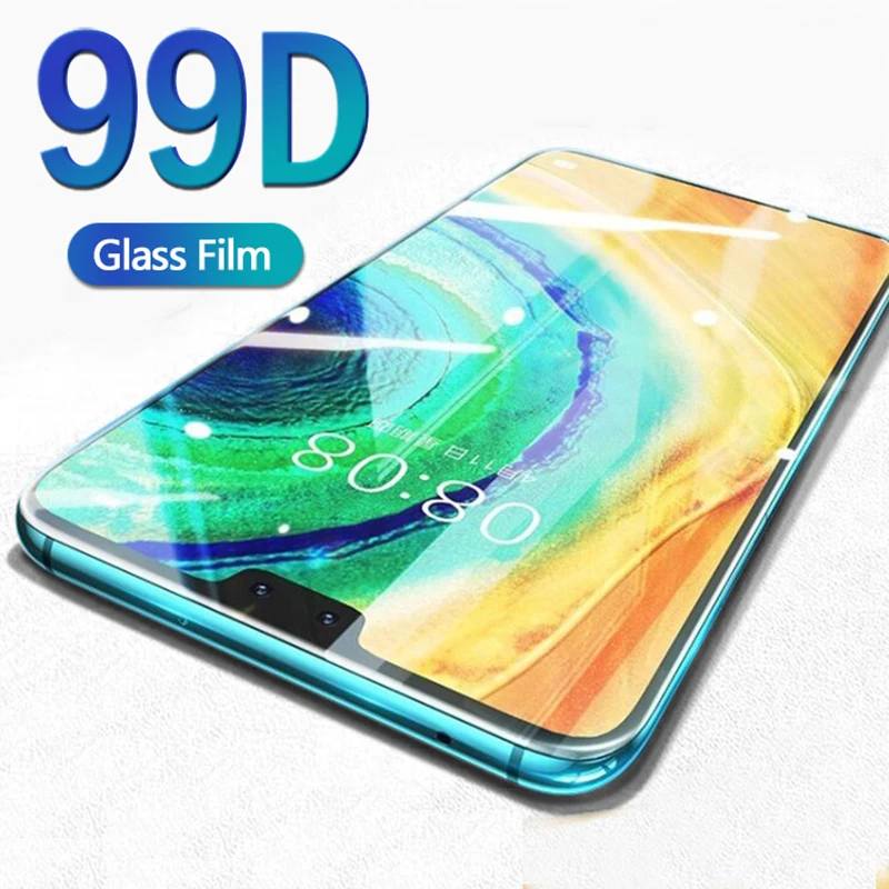 Фото Защитное стекло 99D для Huawei P20 Pro P30 Lite P10 Plus P40 P Smart 2019 Z закаленное | Мобильные