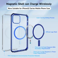 original for magsafe magnetic wireless charging case for iphone 13 12 11 pro max mini xr x xs max 7 8 plus se covers accessories
