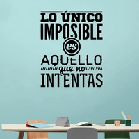 new spanish sentences wall stickers vinyl decal for room decoration wall decals sticker frase wallpaper poster mural pvc 4150