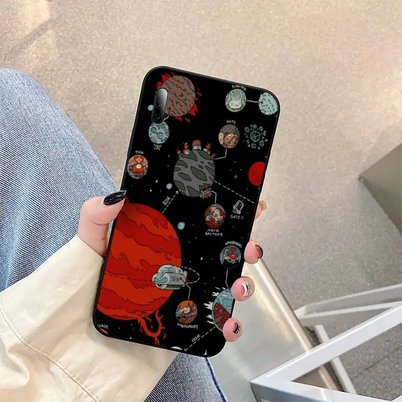 

space starry sky planets Phone Case for redmi 6A 4X 7 7A 9 8A 5Plus Note 4 5 7 8T 9pro cover