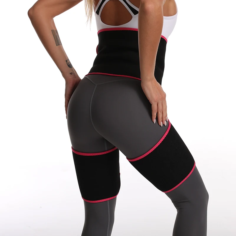 New Women Neoprene Workout Waist Thigh Trimmer Butt Lifter for Women Weight Loss Compression Trimmer Thigh Stomach Waist Trainer