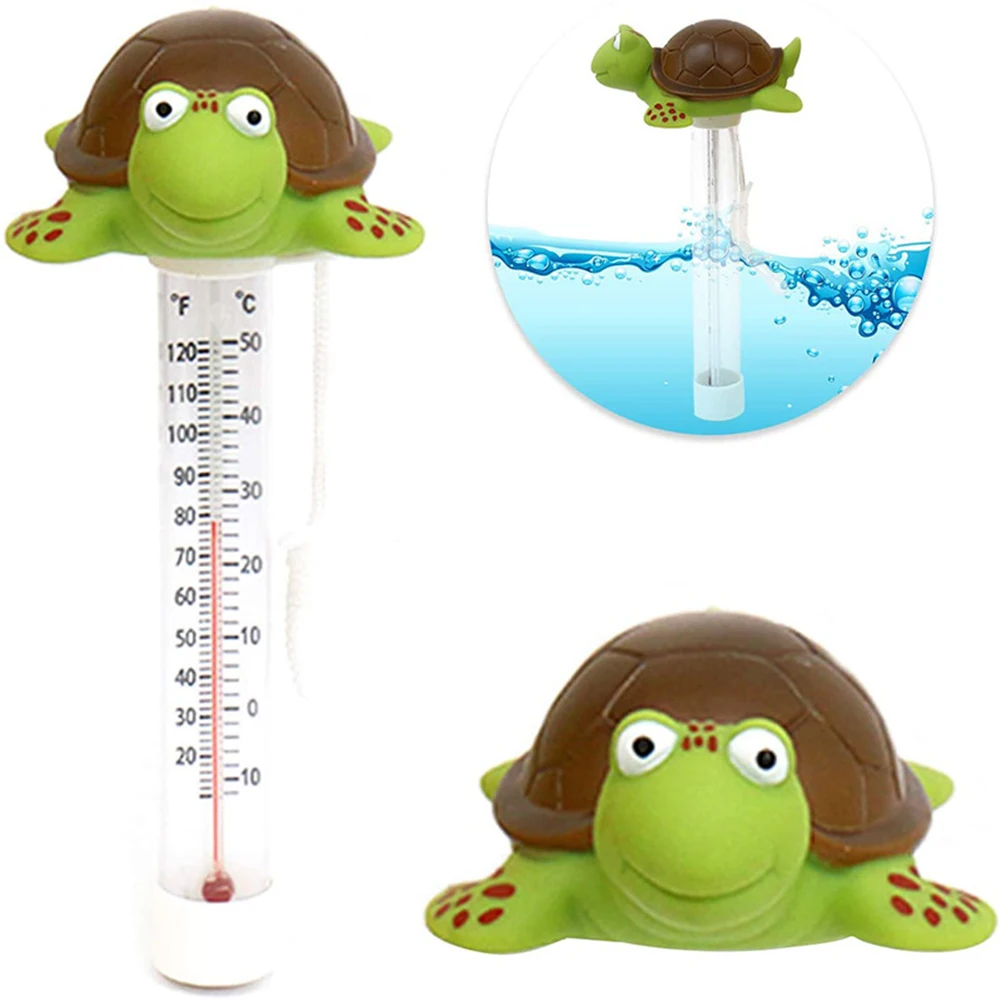 

Swimming Pool Thermometer Cute Animal Water Spa Temperature Measure Gauge Turtle Pool Accessories Pool Thermometer For Hot Tub