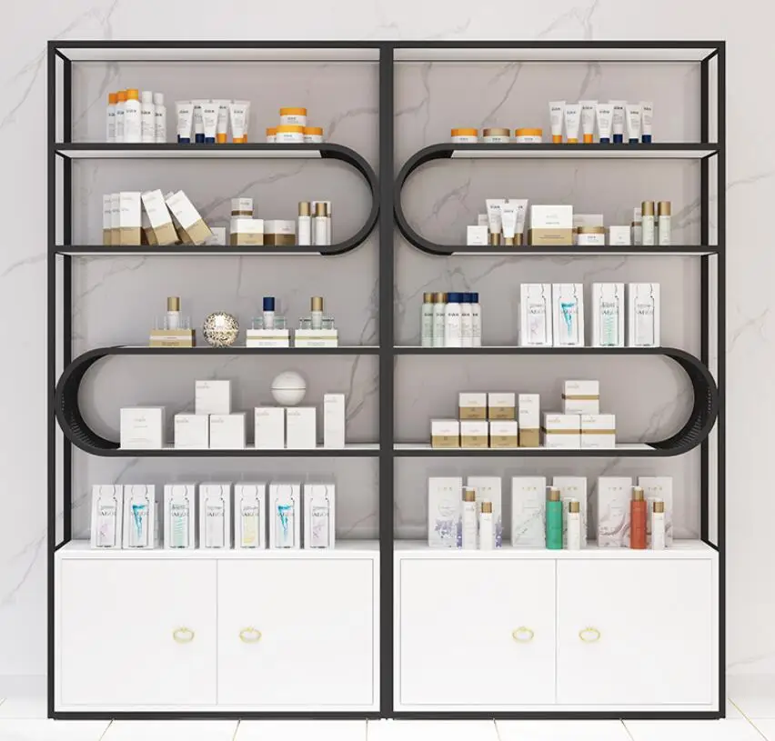 Для косметики шкаф-витрина для салонов красоты ногтей магазин товар Полка