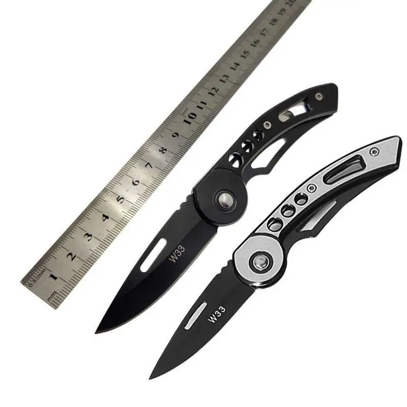 

Stainless Steel Fruit Outdoor Knife Folding Knife Multifunctional Pocket Knife Self-defense Camping Folding Knife Portable Knife