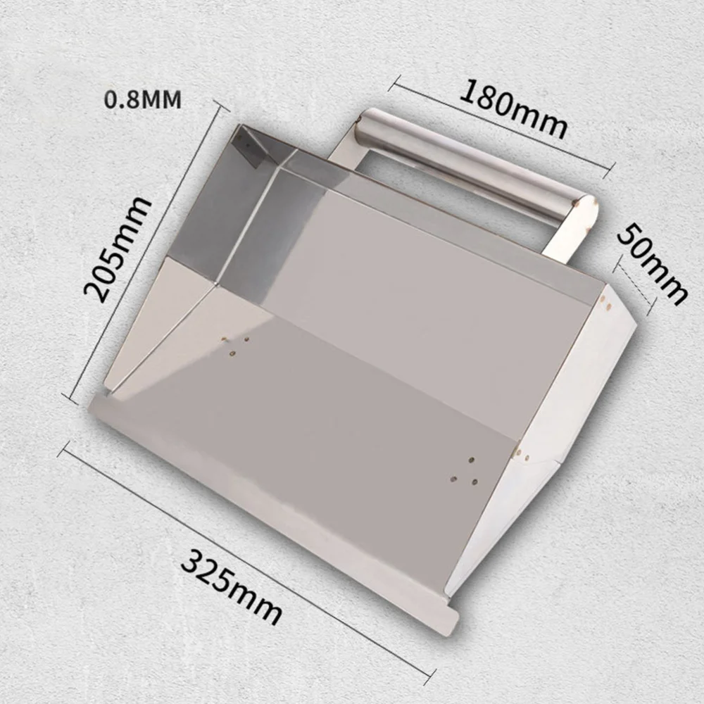 

Plaster Scraper with Handle Mortar Hand Tools Anti Cement Wall Decor Stainless Steel Durable Cement File (Silver)