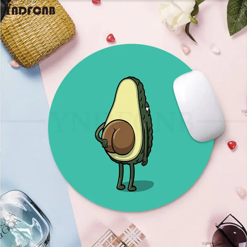 

YNDFCNB Avocado Aesthetic Fruit Soft Rubber Professional Gaming Mouse Pad Computer gaming Mousepad Rug For PC Laptop Notebook