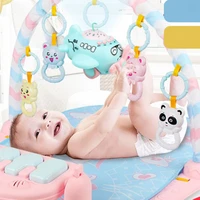 1set baby gyms play mat pedal piano light musical toy activity kick fitness cushion for newborn girls boys t8nd