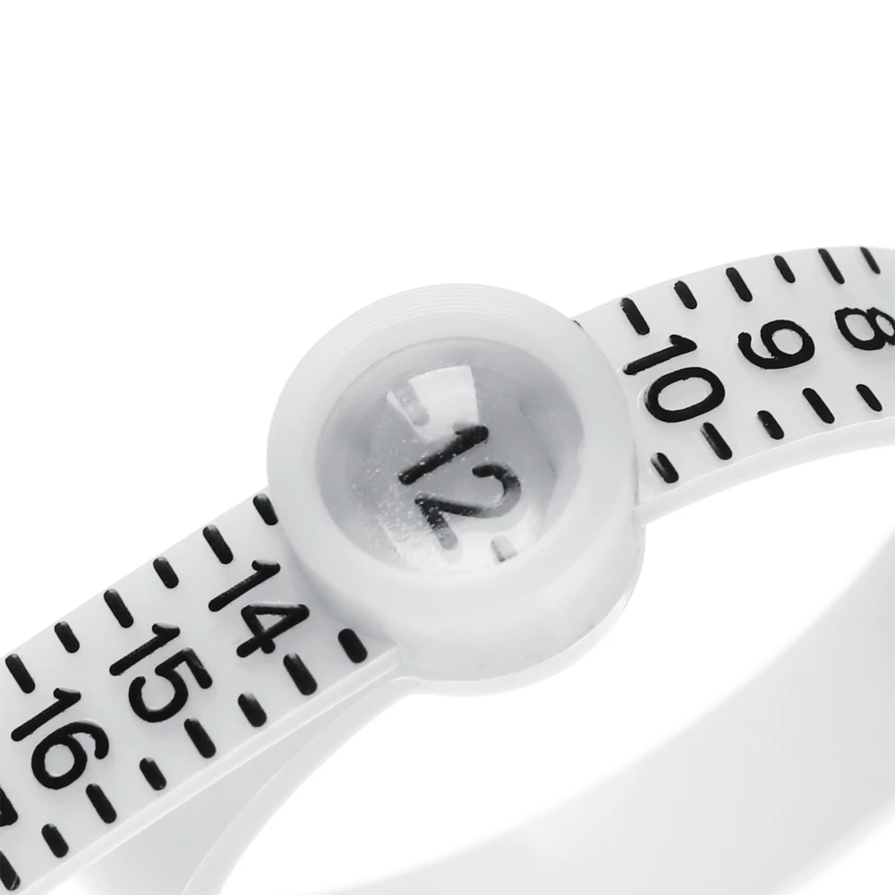 Размер кольца r измерение с лупой измеритель пальца подлинный тестер кольцо для