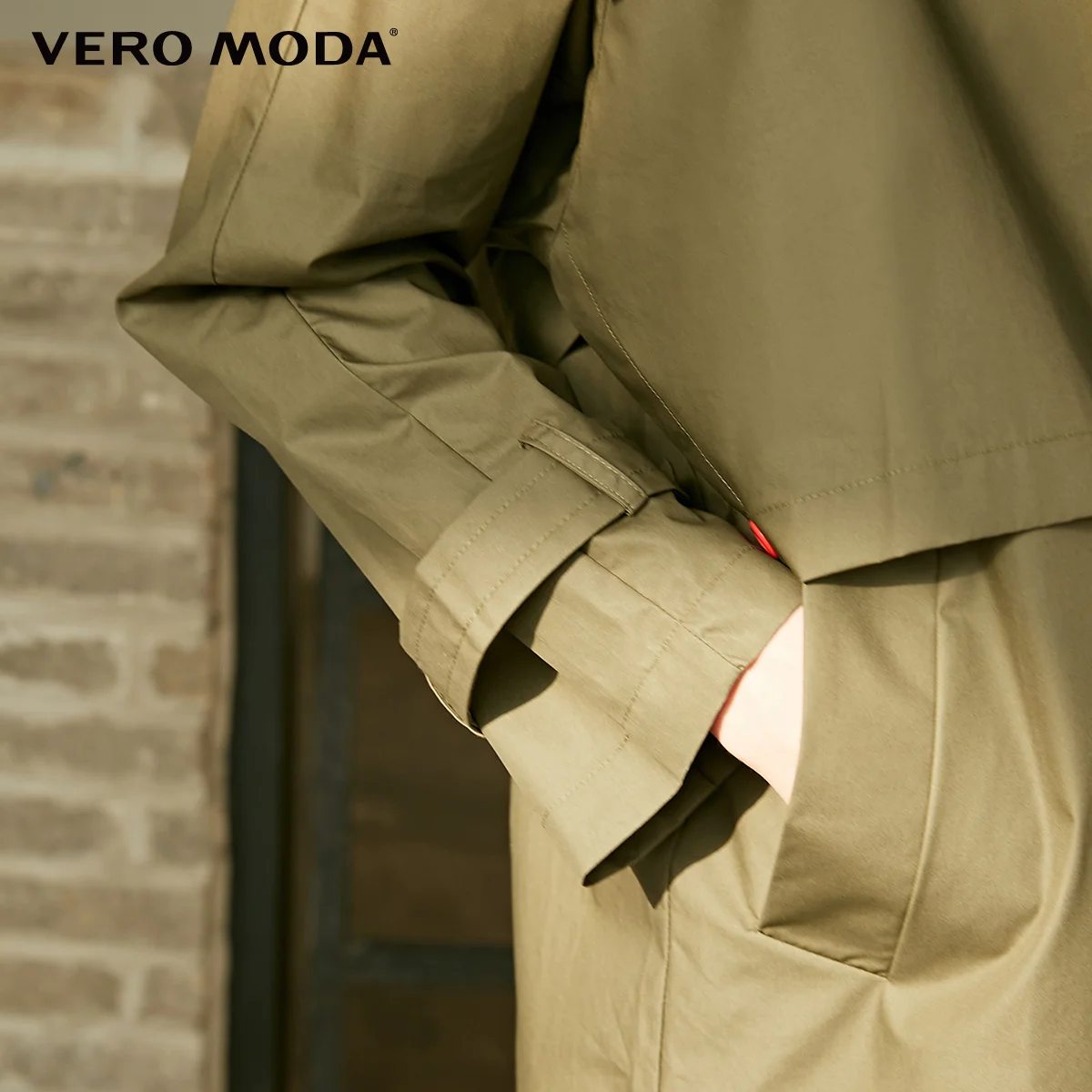 Vero Moda женский ветрозащитный дизайн хлопок Тренч | 319121535
