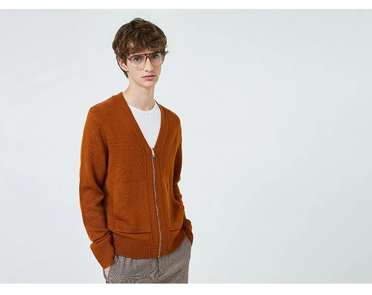 JackJones мужской вязаный кардиган с v-образным вырезом мужская одежда 219424501