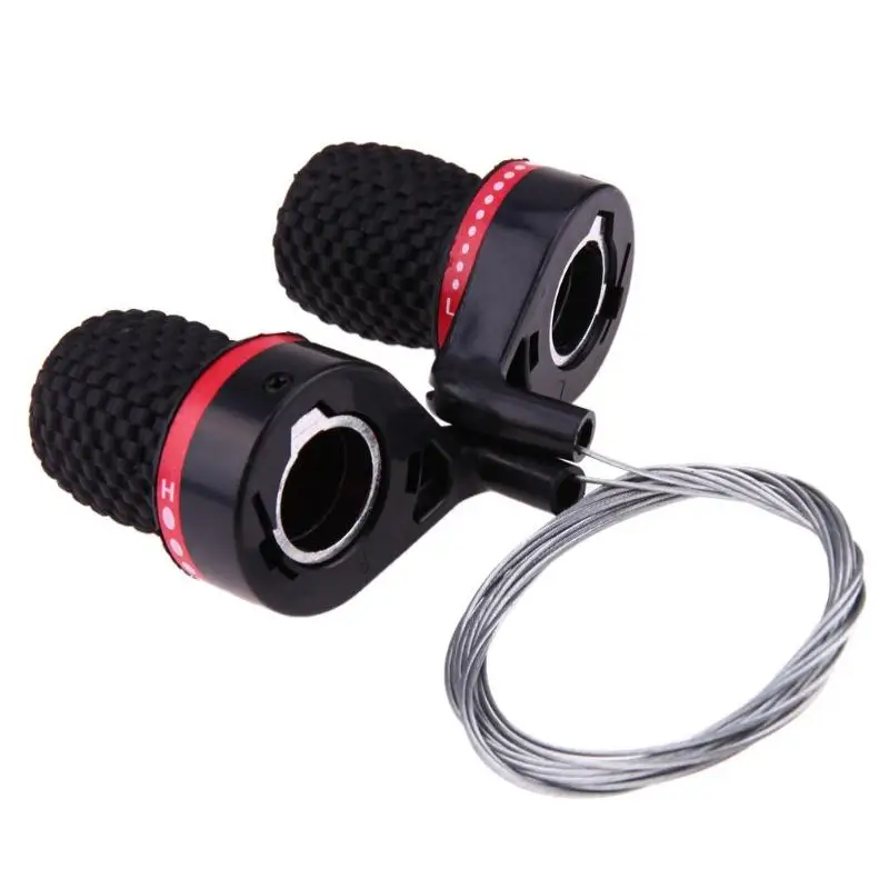 1 пара Twist MTB Велоспорт велосипед Twist Grip шестерни переключения скоростей соединенный DIP переключатель для горного велосипеда велосипедные части