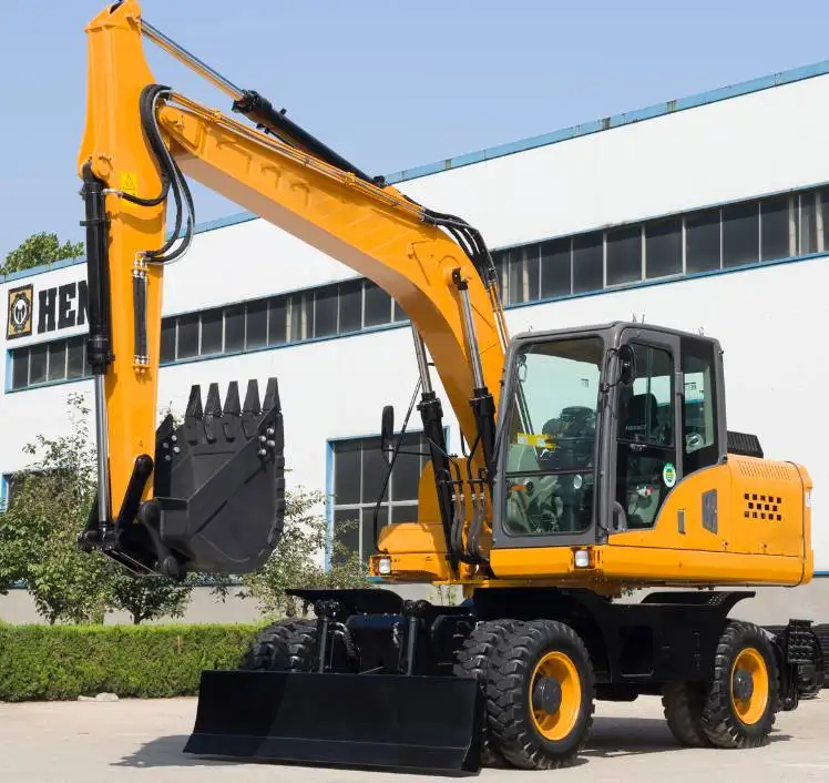

Newly earth-moving machinery high quality and cheap price 15ton wheel excavator