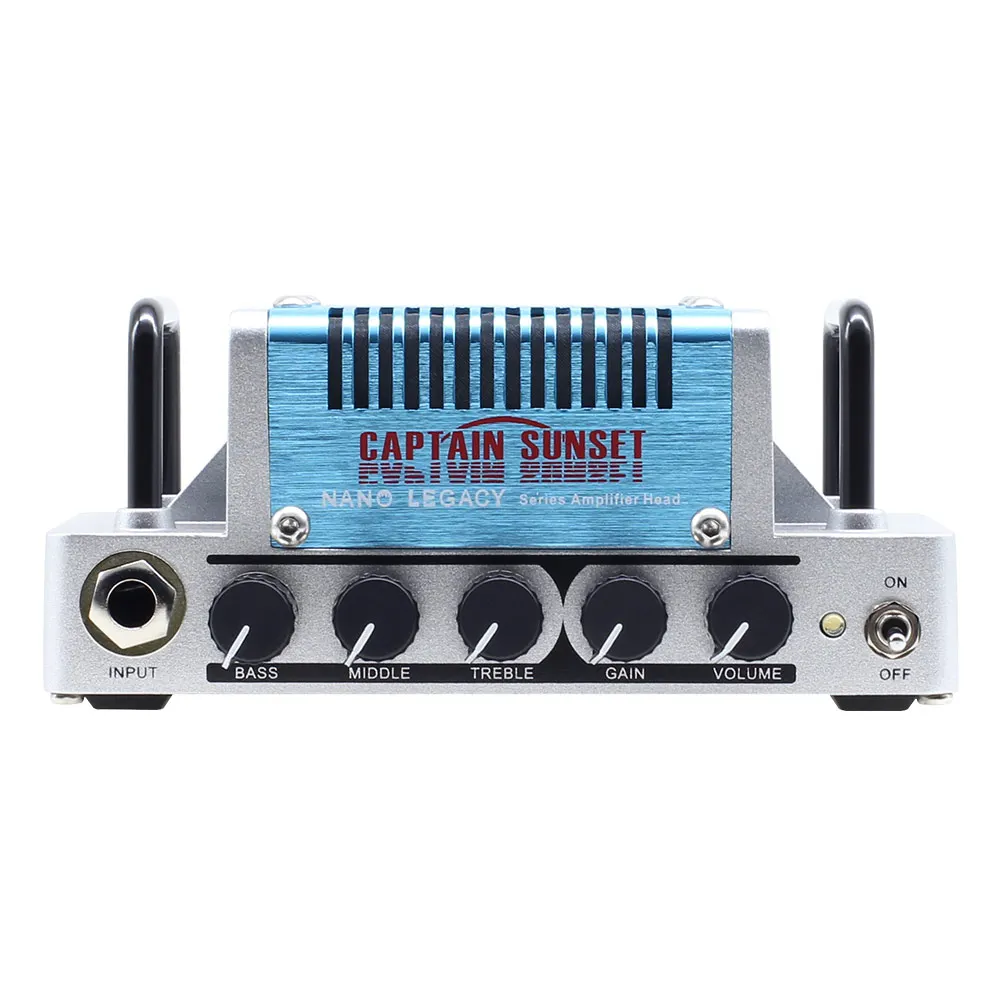 Фото Усилитель для гитары Hotone Captain Sunset с высоким коэффициентом усиления, 5 Вт, класс AB, усилитель для телефонов с SIM-картой, линейный выход №2