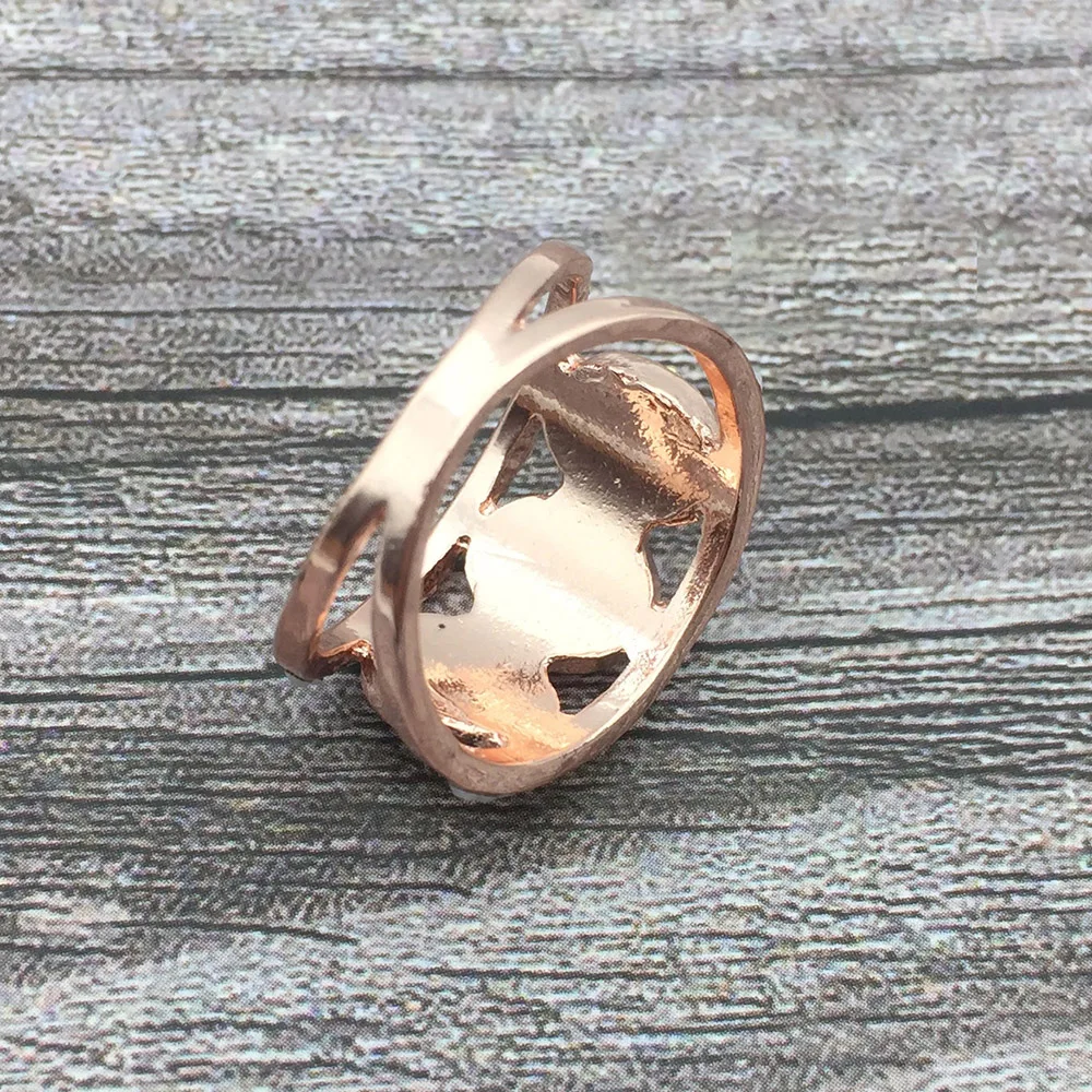 Модный новый дизайн кольцо на палец с белым опалом и кристаллами подарок