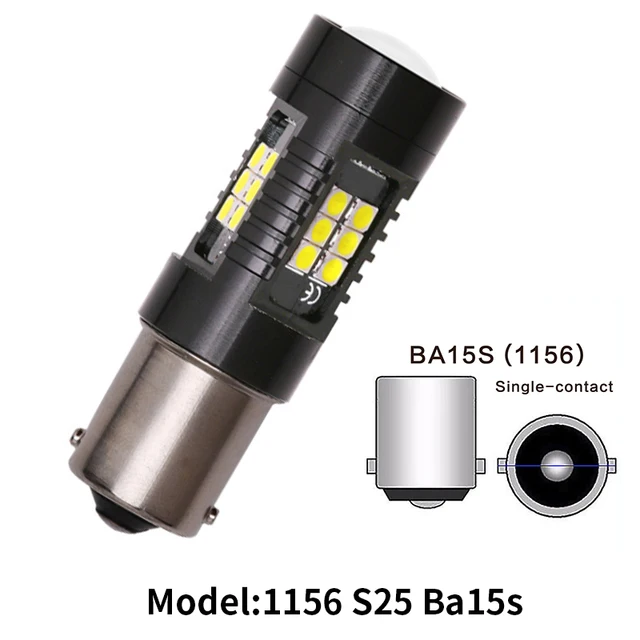 

1 шт., автомобильная светодиодная лампа P21W BAY15D PY21W BA15S P21/5W 1156 3030 21Smd