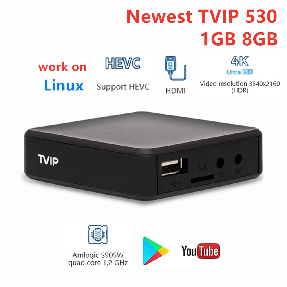 Новейшая ТВ приставка IP530 Amlogic S905W 1 ГБ 8 четырехъядерная S Box V.530 Youtube 4K Linux OS TV IP 530 PK 410