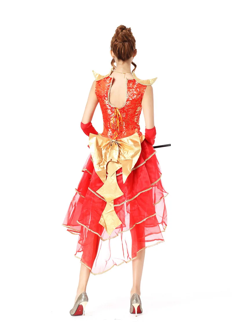 Костюм вампира для взрослых на Хэллоуин пар невесты женское причудливое платье с